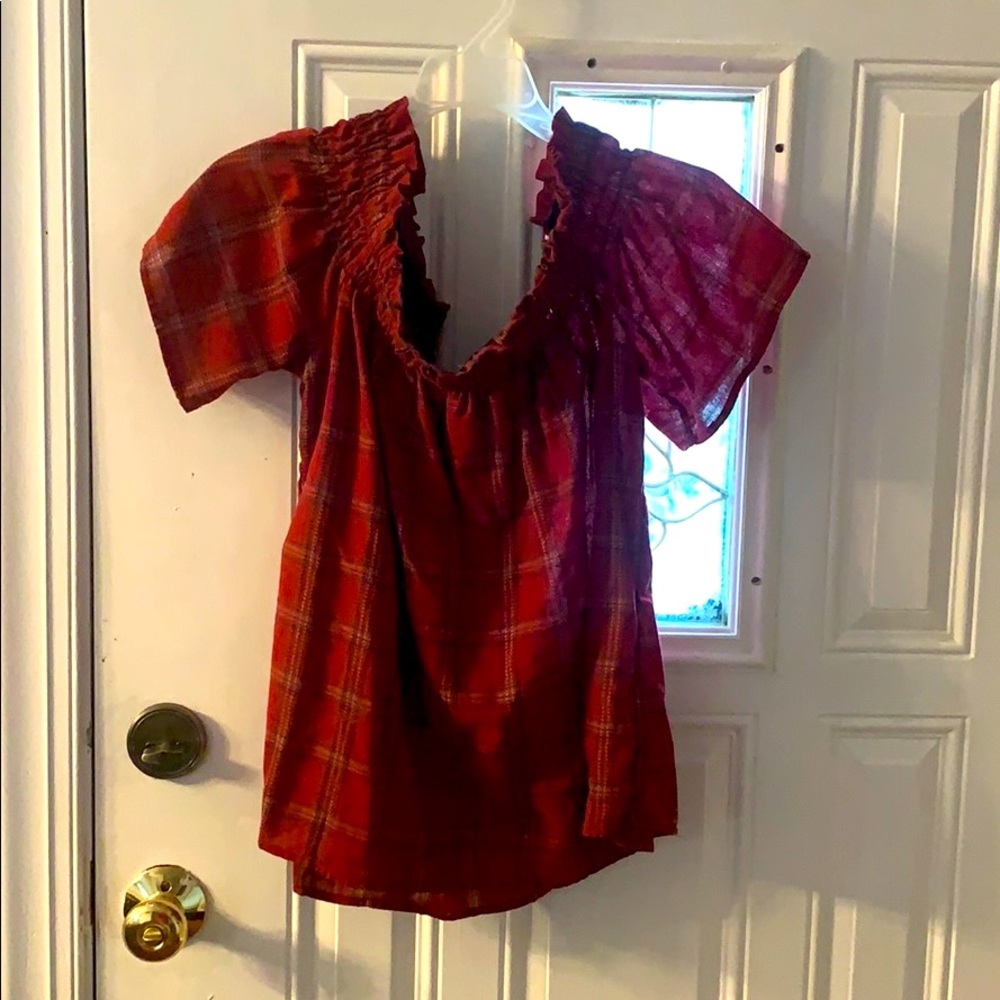 Off the shoulder shirt